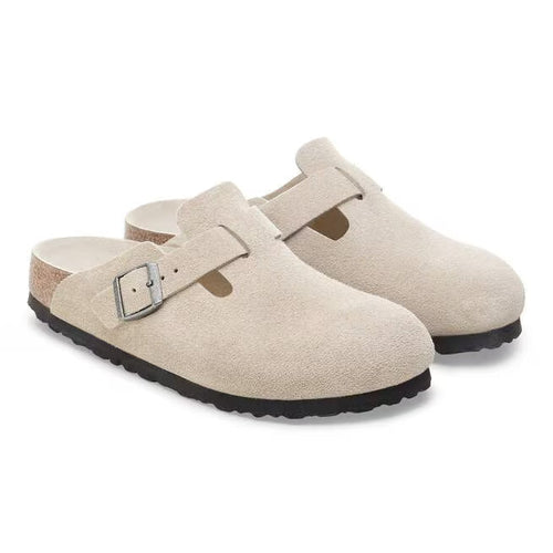 Birkenstock Boston Soft Footbed - Oyster Tonal