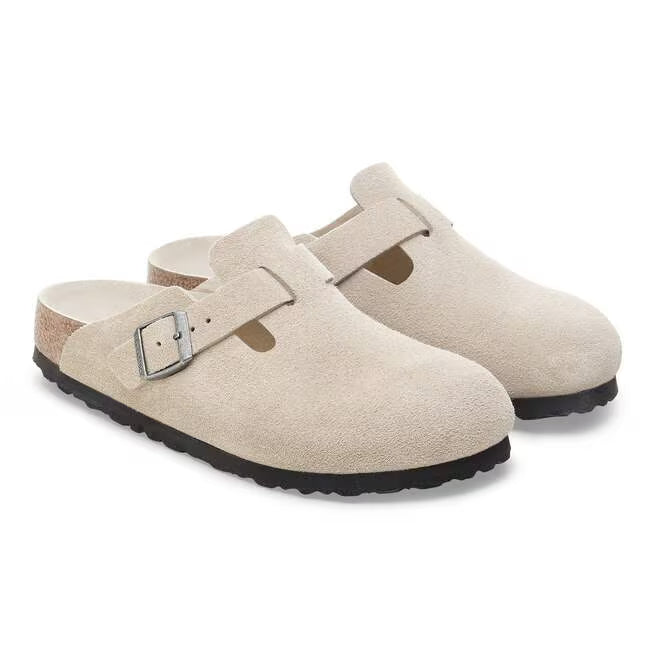 Birkenstock Boston Soft Footbed - Oyster Tonal