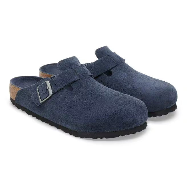 Birkenstock Boston Soft Footbed - New Navy Tonal