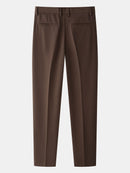 Striped Gradient Knitted Polo Shirt & Slim Fit Tapered Trousers