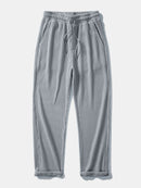 Long Sleeved Knitted Waffle Polo Shirt & Drawstring Knitted Waffle Pants