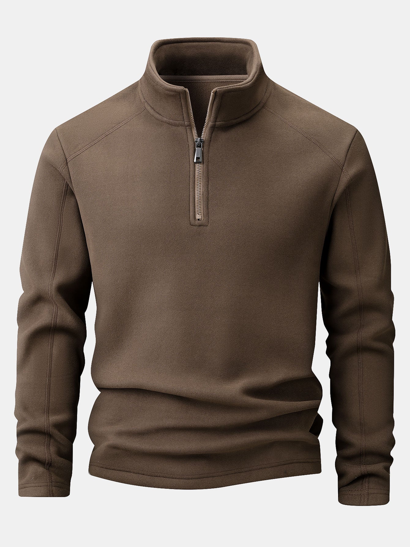 Quarter-Zip Fleece Sweatshirt & Polar Fleece Straight Leg Pants