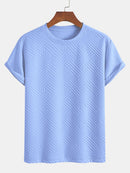Striped Jacquard T-Shirt & Shorts Set