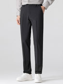 Geometric Jacquard Knitted Polo Shirt & Slim Fit Tapered Trousers