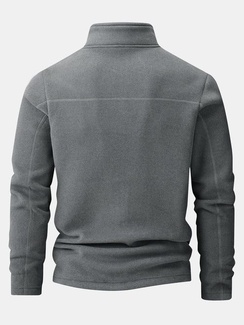 Quarter-Zip Fleece Sweatshirt & Polar Fleece Straight Leg Pants