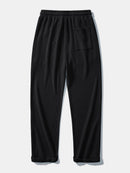 Long Sleeve Waffle Mock Neck T-Shirt & Drawstring Knitted Waffle Pants