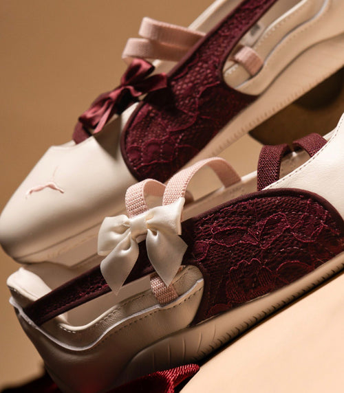 Puma Ballet Lace  "Cream & Wine"