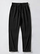 Muscle Fit Ribbed Button Up Shirt & Straight Leg Ribbed Pants