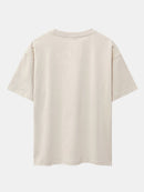 Los Angeles Print Heavy Weight Oversize T-Shirt & Corduroy Shorts